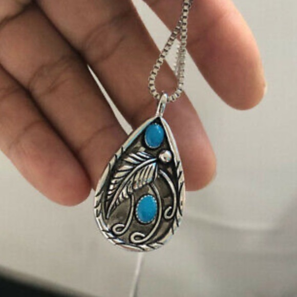New Sterling silver boho necklace - Picture 2 of 5